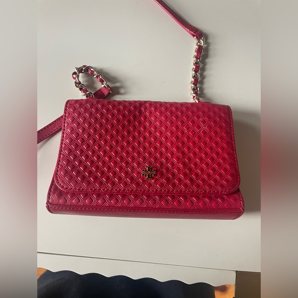 Red Tory Burch crossbody